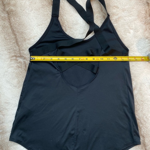 Nike Women's Black Breathe Tank Elastica dry fit workout tank top - Picture 6 of 6